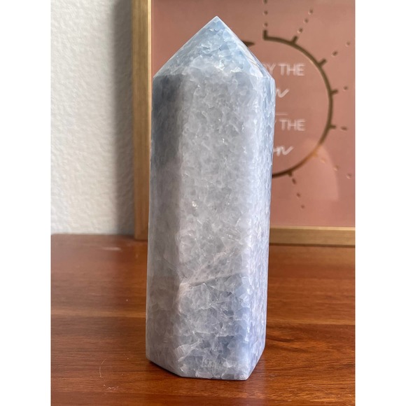 Blue Calcite Tower | Large Blue Calcite Tower - Picture 3 of 8